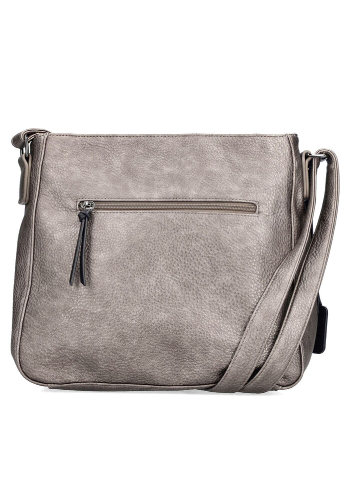 Rieker, Tasche, Damen, mit Magnetverschluss-Vorfach BRONZE-SCHWARZ